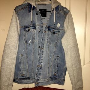 Holister Button-Up Denim Hoodie (Brand New)